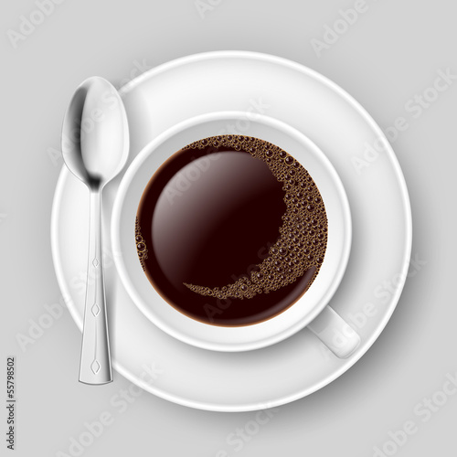 Vector: Cup of coffee. Cup of coffee.