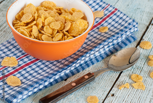 Photo: Bowl of corn flakes Bowl of corn flakes