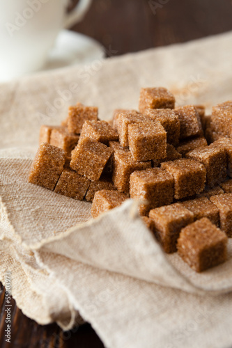 Photo: refined cane sugar in the tissue refined cane sugar in the tissue