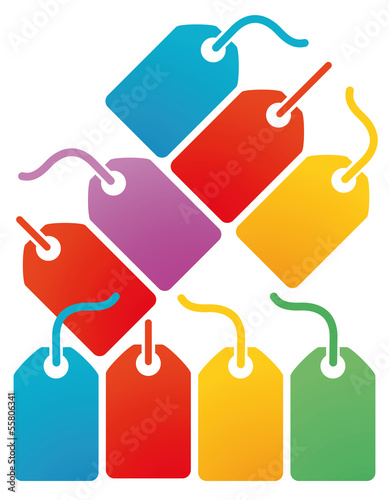 Vector: Farb-Label Farb-Label