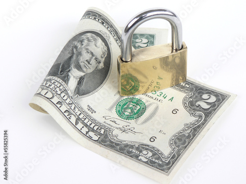 Photo: locked, security, money locked, security, money
