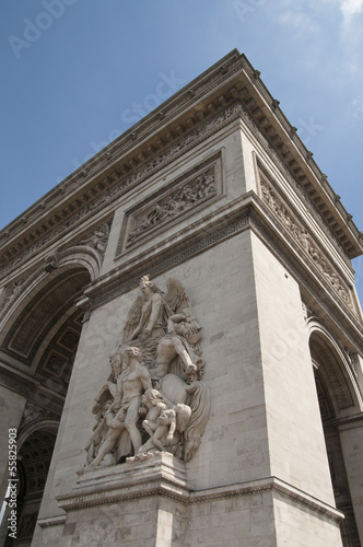 Photo: Arc de Triomphe, Paris, Frankreich Arc de Triomphe, Paris, Frankreich