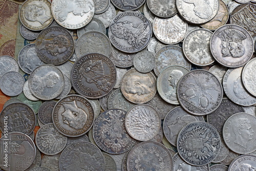 Photo: Ancient silver coins Ancient silver coins