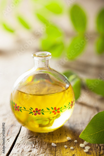 Photo: essential oil and herbs essential oil and herbs