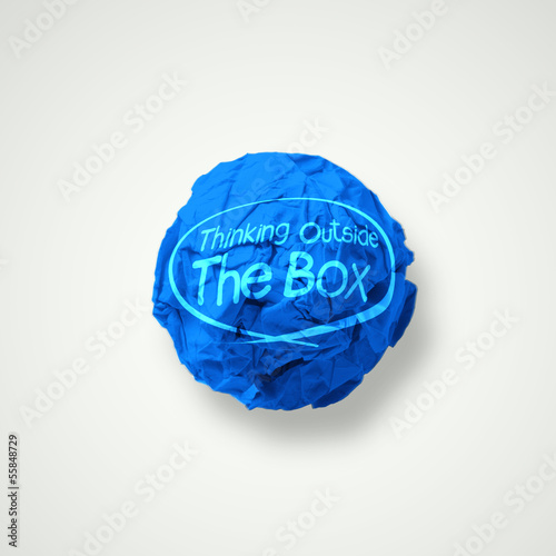 Photo: think outside the box think outside the box