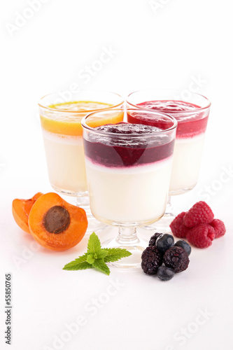 Photo: assorted of pannacotta assorted of pannacotta