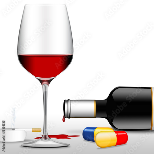 Illustration: Drogenkonsum, Drogenmissbrauch, Drogensucht Drogenkonsum, Drogenmissbrauch, Drogensucht