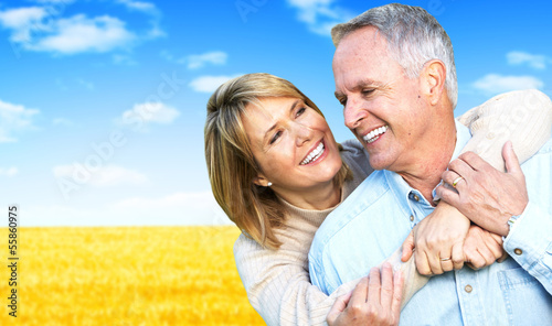 Photo: Senior couple portrait. Senior couple portrait.
