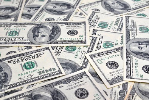 Photo: Dollars background Dollars background