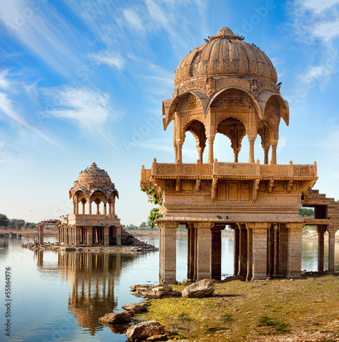 Fototapeta Gadi Sagar (Gadisar), Jaisalmer, Rajasthan, India, Asia