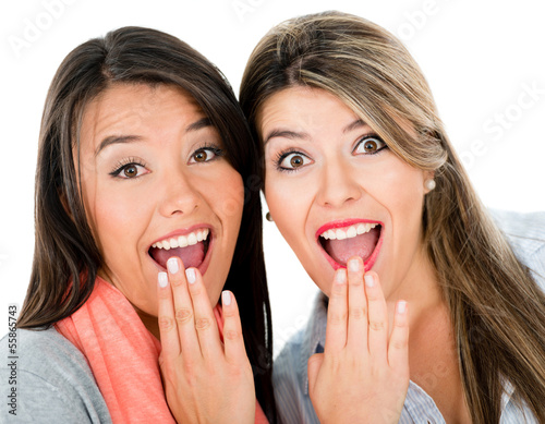 Photo: Surprised women Surprised women