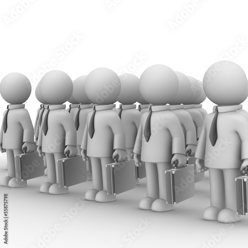 Illustration: The army of bureaucrats The army of bureaucrats