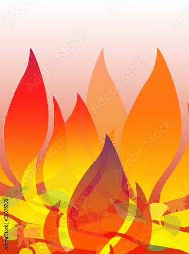 Illustration: 火事 火事