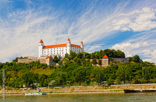 Photo: Medieval castle on the hill Bratislava, Slovakia Medieval castle on the hill Bratislava, Slovakia
