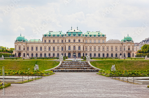 Photo: Belvedere palace in Vienna, Austria Belvedere palace in Vienna, Austria