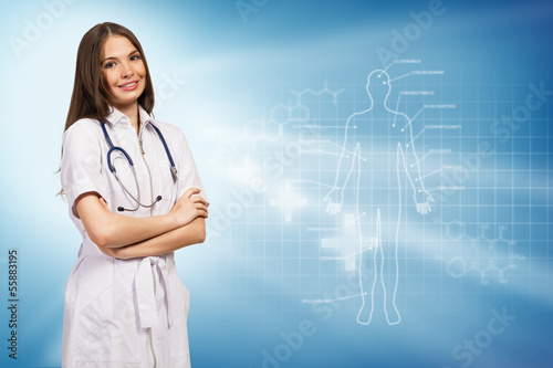 Photo: young female doctor young female doctor