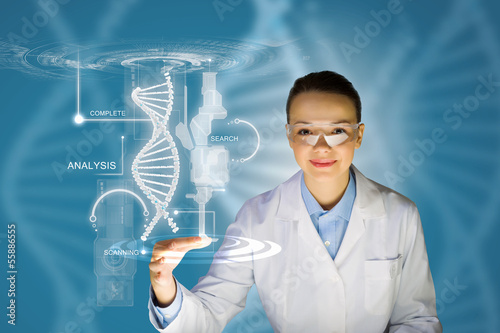 Photo: DNA molecule DNA molecule
