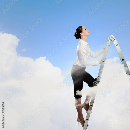 Photo: Ladder of success Ladder of success