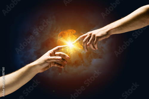 Photo: Creation of adam Creation of adam