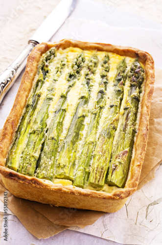 Photo: Tarte mit Spargel Tarte mit Spargel
