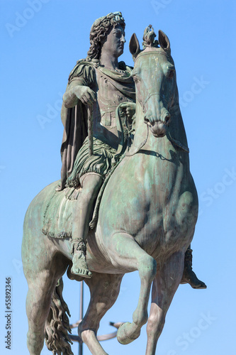 Photo: Statue of Louis XIV in Lyon city Statue of Louis XIV in Lyon city