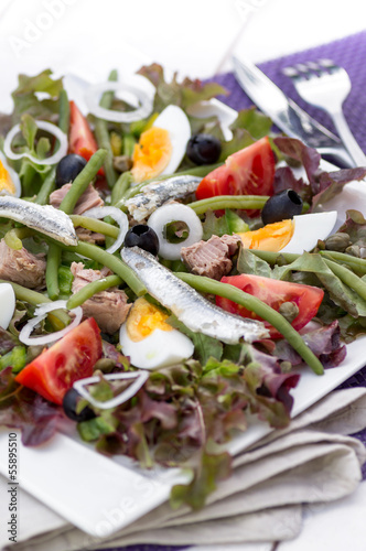 Photo: salade niçoise 4 salade niçoise 4