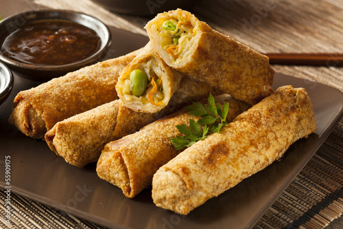 Photo: Homemade Chinese Vegetable EggRolls Homemade Chinese Vegetable EggRolls