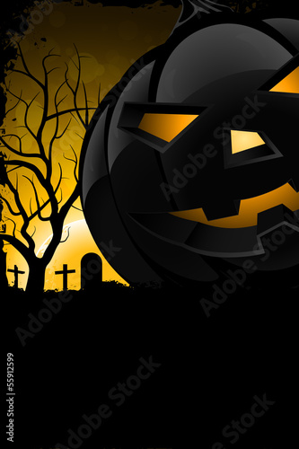 Vector: Grunge Background for Halloween Party Grunge Background for Halloween Party