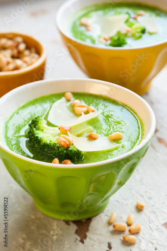 Photo: creamy broccoli soup creamy broccoli soup