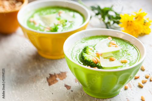 Photo: broccoli soup broccoli soup