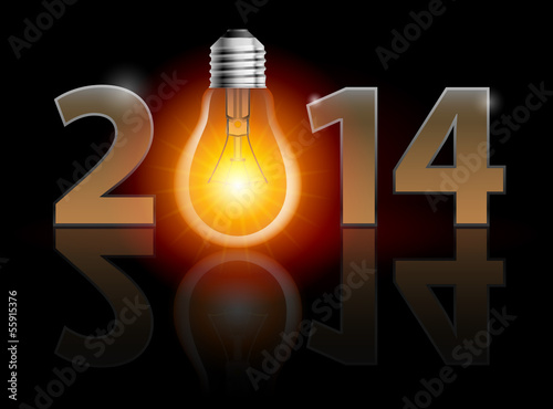 Vector: New Year 2014 New Year 2014