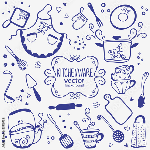 Vector: kitchenware kitchenware