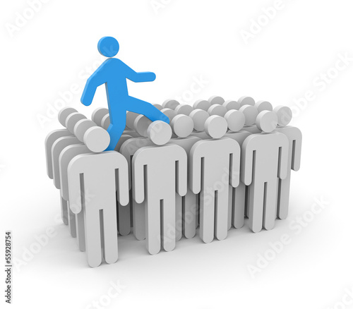 Illustration: Standing out from the crowd Standing out from the crowd