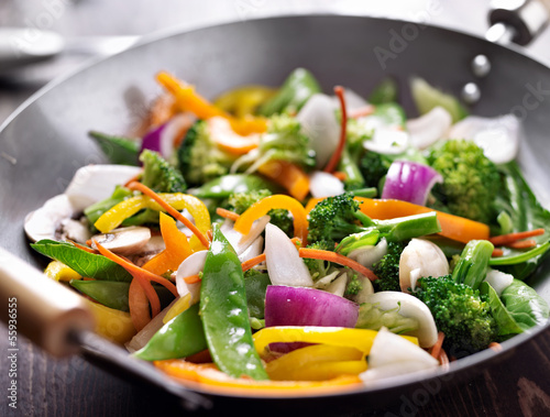 Photo: vegetarian wok stir fry vegetarian wok stir fry