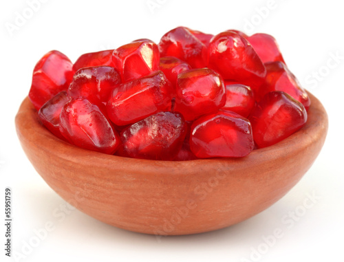 Photo: Red Pulp of pomegranate Red Pulp of pomegranate