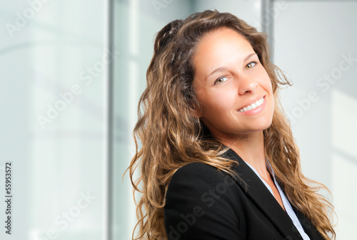 Photo: Smiling businesswoman Smiling businesswoman