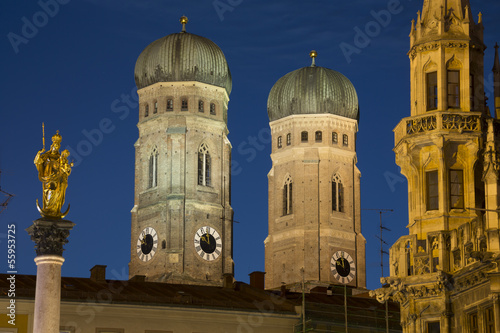Photo: Monaco di Baviera -Frauenkirche Monaco di Baviera -Frauenkirche