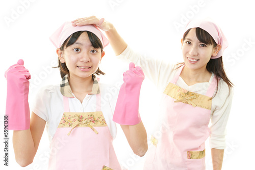 Photo: 笑顔の親子 笑顔の親子