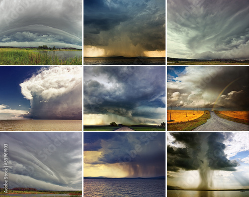 Photo: storm Clouds set storm Clouds set