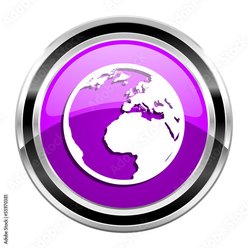 Illustration: earth icon earth icon