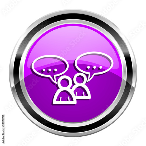 Illustration: forum icon forum icon