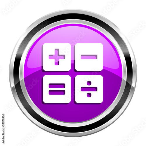 Illustration: calculate icon calculate icon