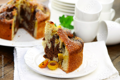 Photo: Marmorkuchen mit Mirabellen Marmorkuchen mit Mirabellen