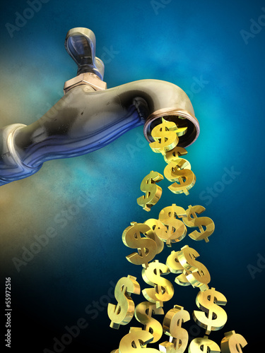 Illustration: Money flow Money flow