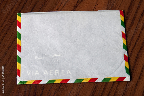 Photo: By plane envelope By plane envelope