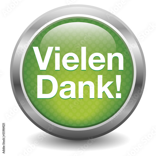 Vector: Vielen dank! grün Vielen dank! grün
