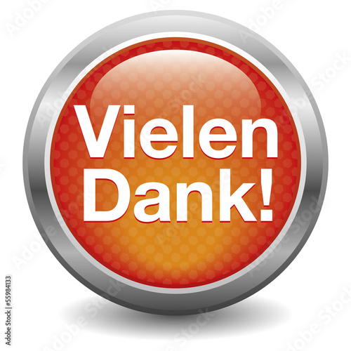 Vector: Vielen dank! rot Vielen dank! rot