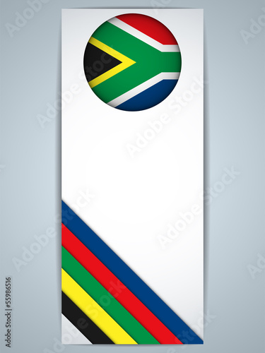 Vector: South Africa Country Set of Banners South Africa Country Set of Banners