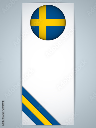 Vector: Sweden Country Set of Banners Sweden Country Set of Banners