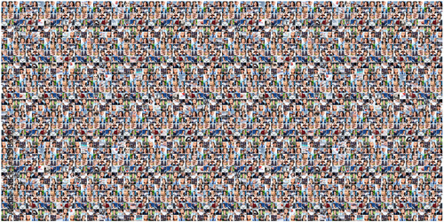 Photo: Business people group collage background. Business people group collage background.